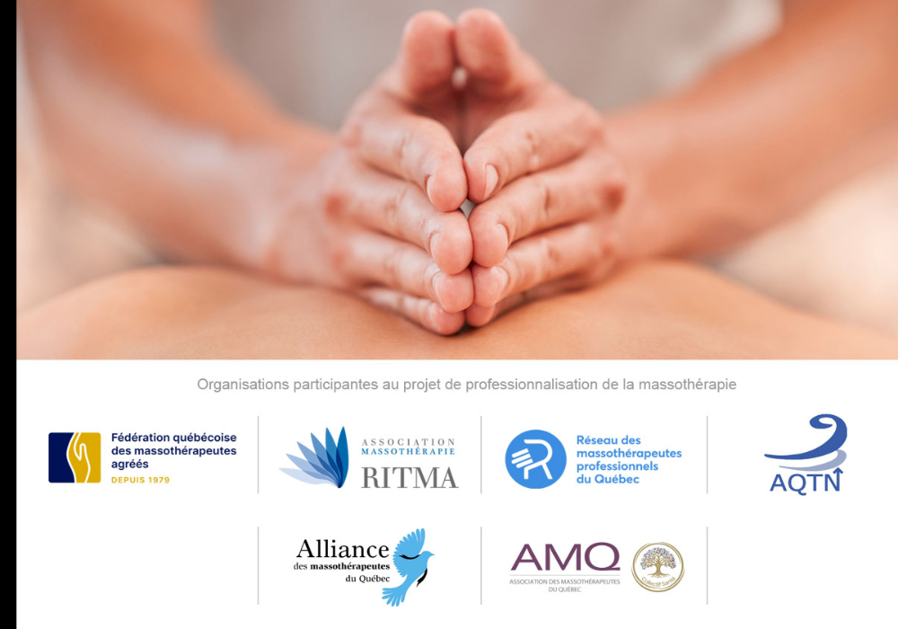 Projet de professionnalisation de la massothérapie